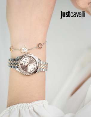 Just Cavalli Ladies Watch with Bracelet